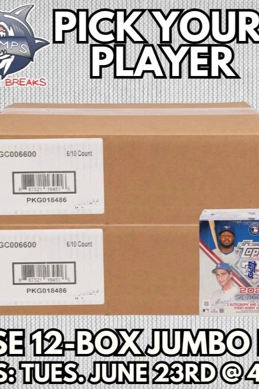 2026 Topps Series 2 Jumbo 2-Case 12-Box PLAYER BREAK #1