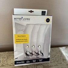 Better Living Model 81334 Curve the Dispenser Shower Dispenser-Silver Gloss New