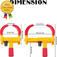 Universal Wheel Lock Heavy Duty Security Trailer Wheel Lock anti Theft Wheel Loc