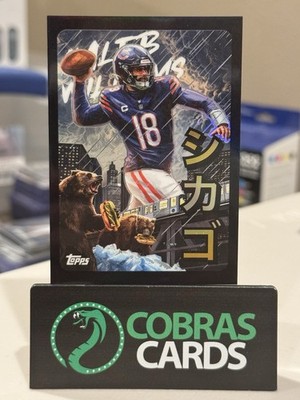 2025 Topps Chrome Football Caleb Williams Kaiju Case Hit SSP BEARS