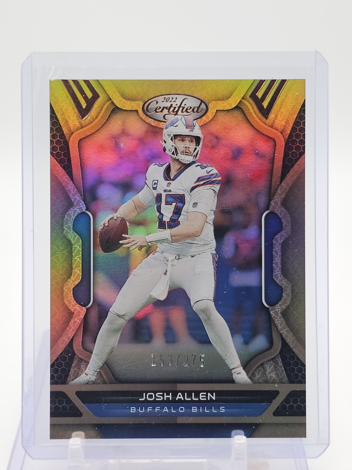JOSH ALLEN 2022 CERTIFIED BRONZE MIRROR #9 BILLS /275 Q2885