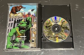 SEGA SATURN Rampage World Tour Video Game & book + reg card