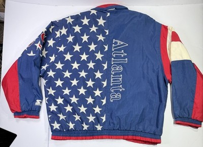 Vintage 90s Starter Atlanta 1996 Olympics USA Windbreaker Jacket