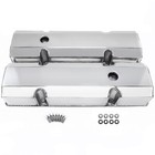 For Chevy Fabricated Aluminum Tall Valve Covers W/ Short Bolt- 283 327 350 400