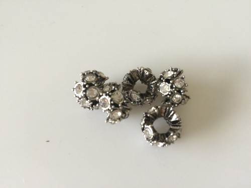 10PC Women Girls Crystal shiny DIY round Beads ball Fit European Charm Bracelet - Picture 20 of 30