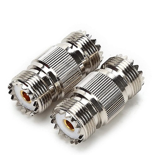 US 2Pc SO239 UHF Female to Female Coupler RF Adapter Barrel Connector forPL259 - Bild 8 von 16