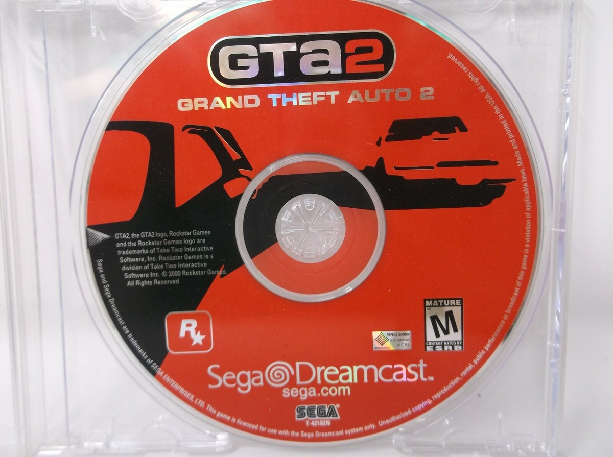 GRAND THEFT AUTO 2. 北米版　Dreamcast Grand Theft Auto 2 (Sega Dreamcast, 2000) for sale online | eBay