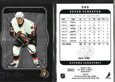 07/08 2007-08 O-Pee-Chee Micromotion Black #345 Peter Schaefer Senators /100
