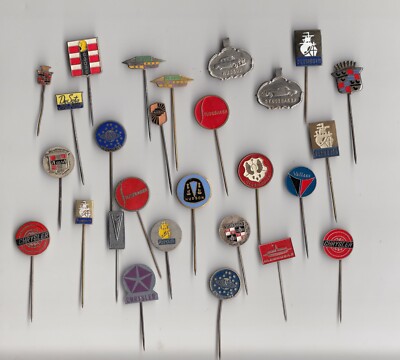 Vintage Emaille Auto Pin Anstecker 60er Logo USA Dodge Cadillac Chrysler Hudson 