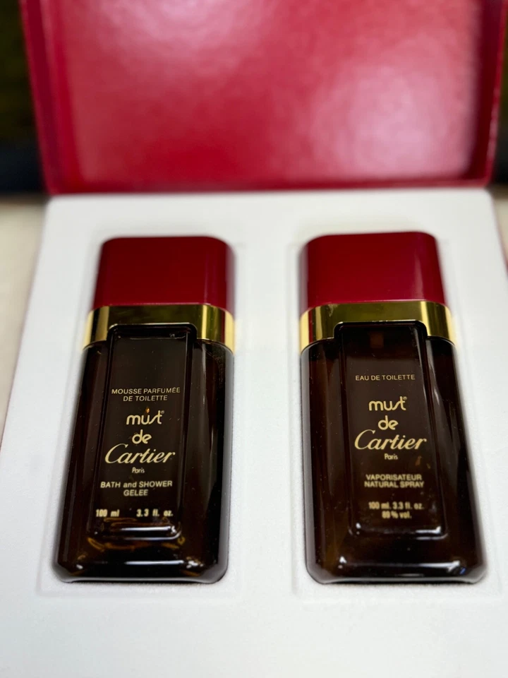 MUST DE CARTIER BY CARTIER 100ML GEL DE BAÑO Y DUCHA, 100ML EDT SPRAY (NUEVO CON CAJA) Foto 2 de 4