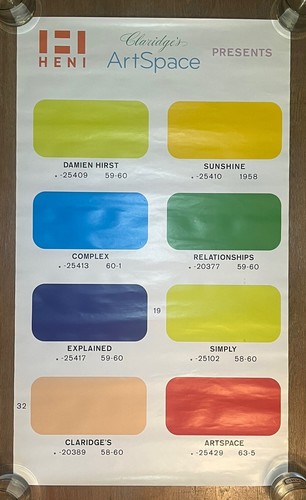 Damien Hirst Signed Claridges Sun Shine Two Sided poster 2021 Heni Art Space - Picture 2 of 17