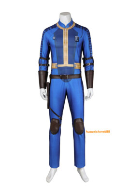 Fallout Season1 Blue Cosplay Jumpsuit Outfit Costume Men Suit Performance New