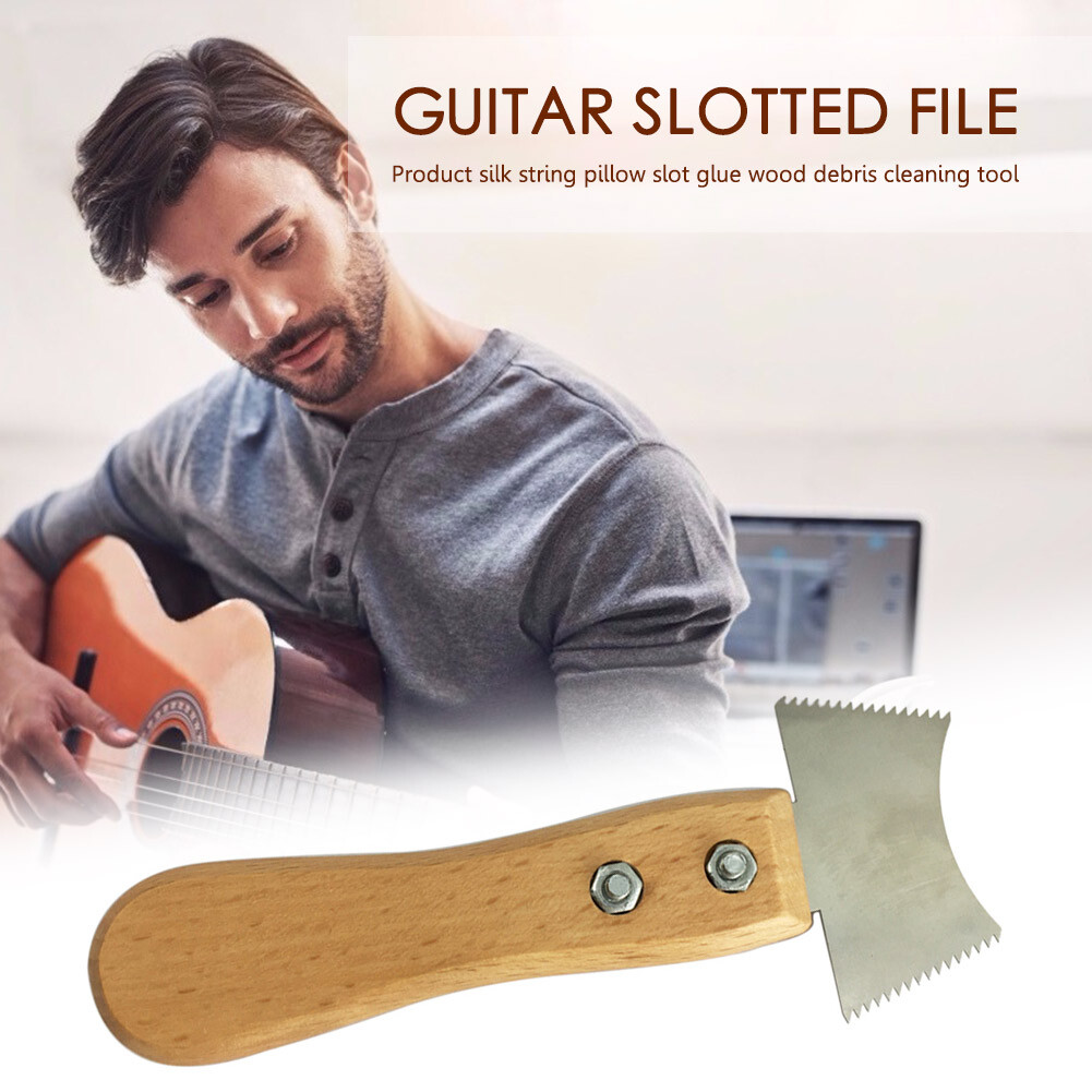 Guitar Cleaning File Tools Slotting Hole Guitar Fret Nut Saddle Cleaning Saw eBay