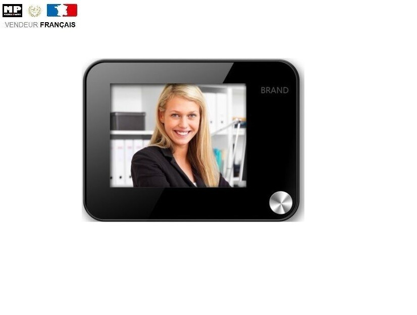 Judas de porte numérique avec écran LCD 3,5 pouces SecurView