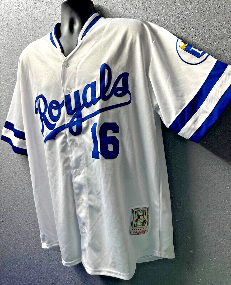 【新品】MITCHELL & NESS AUTHENTIC BP-BO#16 Kansas City Royals #16 Bo Jackson Mitchell & Ness Jersey