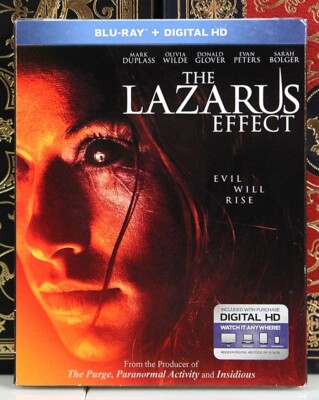 THE LAZARUS EFFECT Olivia Wilde - BLU RAY w/ SLIPCOVER + DIGITAL - I SHIP BOXED