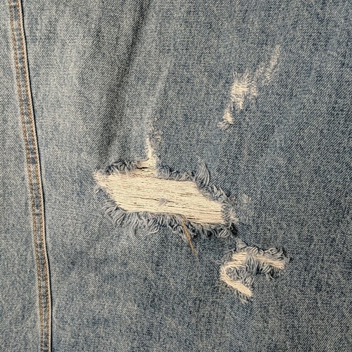 New Future Collective Jenee Naylor Jeans Size 26 Wide Leg High Rise Distressed - Picture 9 of 14