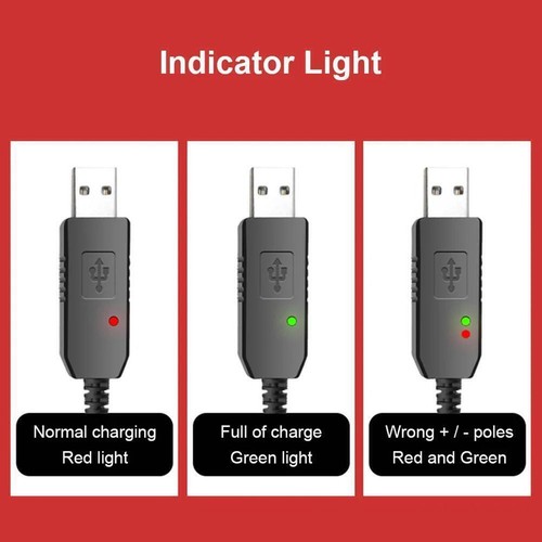 Universelles USB Ladekabel für Walkie Talkie Funkgeräte W3N8 Geschenk G1F0 - Zdjęcie 10 z 11