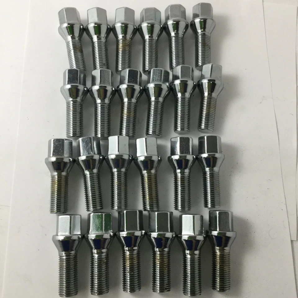 Set 24 Lug Bolts for Vision Warrior Wheels on Sprinter Vans 14mm x 1.5 - Image 2 of 4