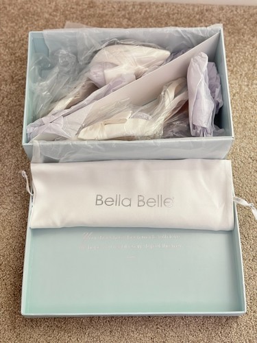 Bella Belle- 'Reese' Pointed Toe Wedding Slingback Heels with Bow - Picture 8 of 9