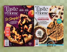 Taste Of Home Magazine Lot Of 2 August/Sept  Oct/Nov 2023 NEW CLEARANCE 