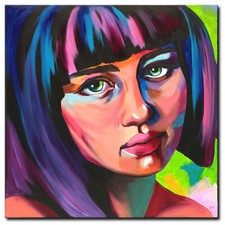 NOVAARTE Acryl Bild Gemälde Frau Abstrakte Malerei Kunst Modern ORIGINAL UNIKAT