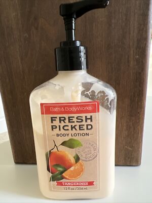 BATH & BODY WORKS Fresh Picked Body Lotion TANGERINES Original Aloe Vera Vit E C