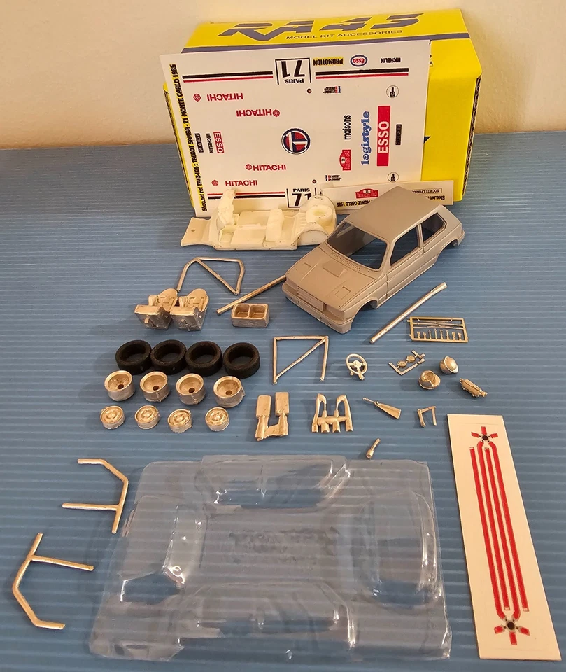 1/43 Talbot Samba Gr N Rally Montecarlo 1985 Thibaudat/Moreau KIT - Photo 1/1