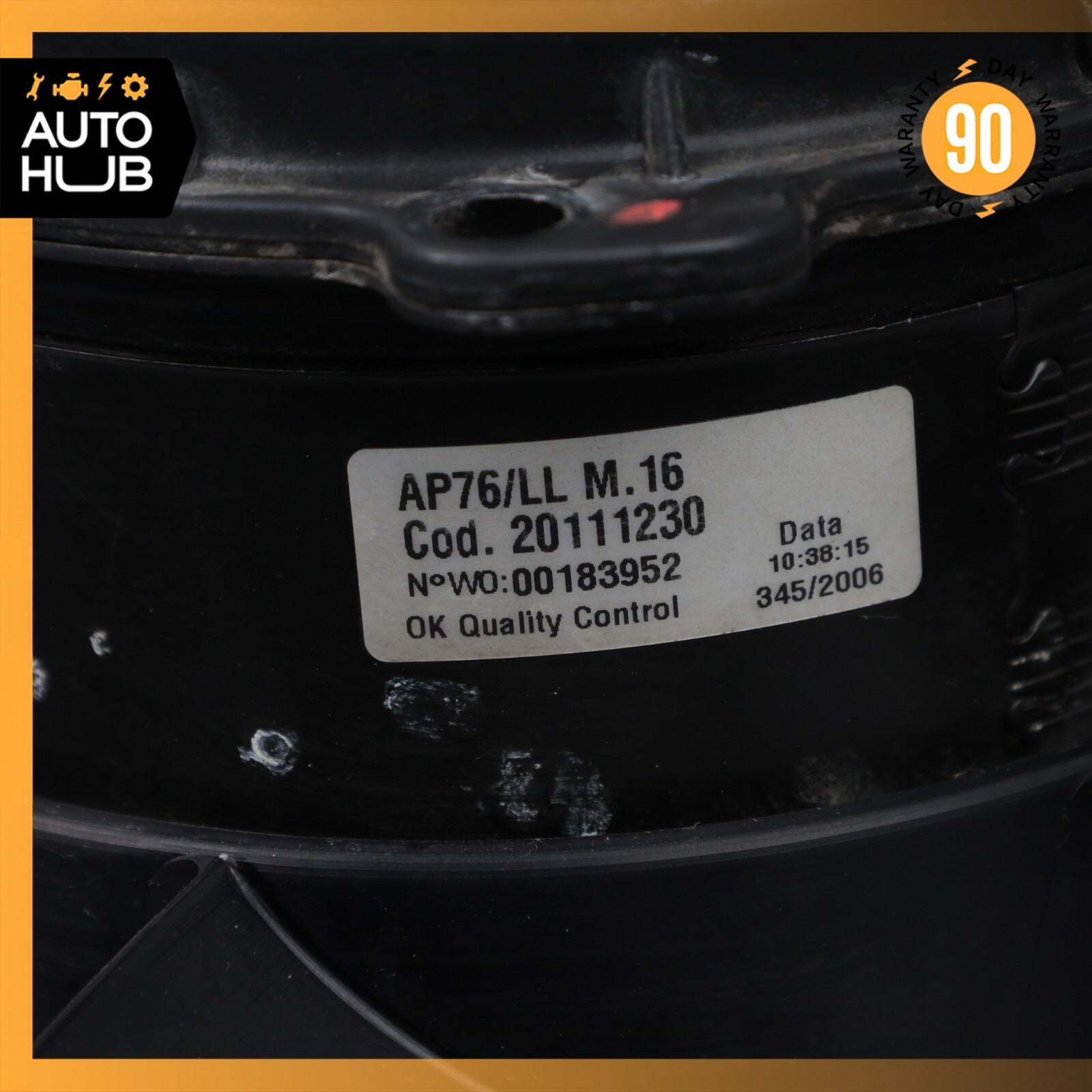 04-10 Maserati Quattroporte M139 Left Side Radiator Cooling Fan Motor OEM