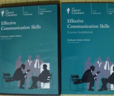 Great Courses Effective Communication Skills 4 DVD Guidebook 24 ...