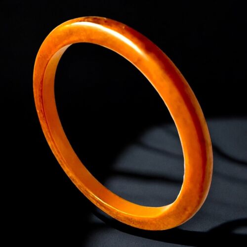 Bracciale bachelite distanziatore bracciale impilabile butterscotch marmorizzato testato vintage - Foto 2 di 8