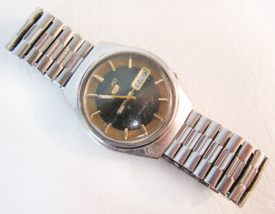 Vintage Mens Seiko 5 Day/Date Wristwatch 6309 8500 | eBay
