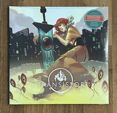 *SEALED* Transistor video game Soundtrack (switch ps4) Milky Clear vinyl record