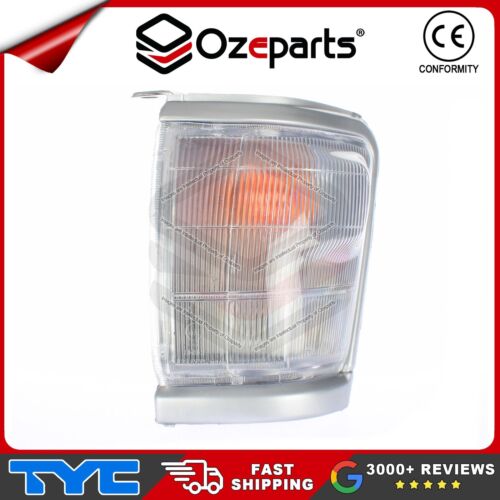 LH LHS Left Hand Corner Light Lamp Silver Grey For Toyota Hilux 1997~2001 Emark - Picture 3 of 5