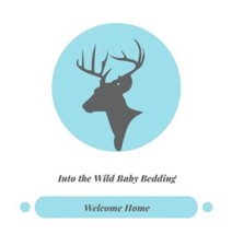 Into The Wild Baby Bedding 4 Piece Elk Plaid Nursery Set
