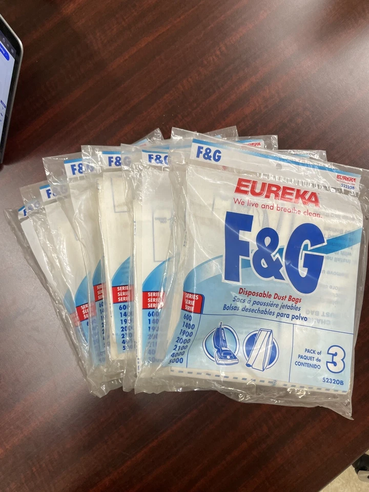 Bolsas para aspiradora Eureka Uprights F&G 6 paquetes de 3 bolsas (18 bolsas en total) Foto 2 de 2