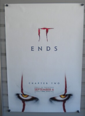 IT Chapter Two Movie Poster 4' x 6' S/S Bus Shelter Jessica Castain James McAvoy