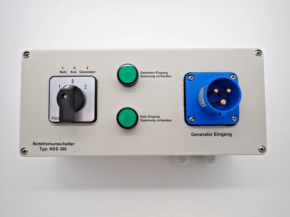 Notstromumschalter / Netzumschalter für Stromaggregat CEE 16A/32A - Bild 3 von 4