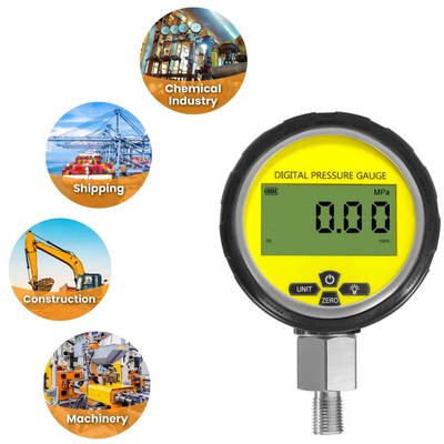 Digital Hydraulic Pressure Gauge Manometer 1/4'' NPT 700BAR/70Mpa 10000PSI Sensor