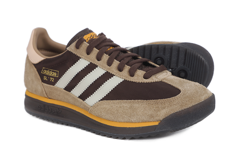 ◆adidas◆ SL 72 RS Brown IG4645 Adidas Originals SL 72 RS Brown Putty Grey Preloved Yellow