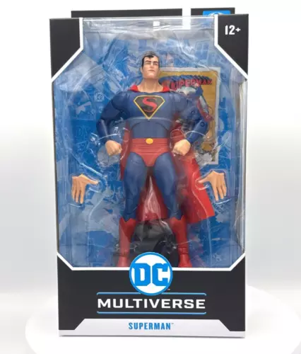 DC McFarlane Multiverse Superman 1940s Classic Fleischer  7" Action Figure