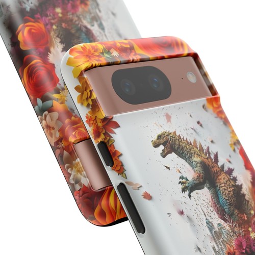 Phone Ink - Tough Case for iPhone Galaxy Pixel - Dino Monster Kaiju Paper Cut - Picture 188 of 191
