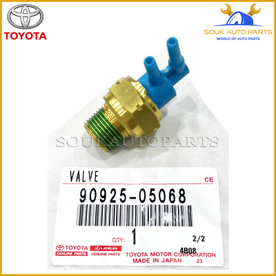 90925-05068 Genuine Toyota VALVE, BIMETAL VACUUM SWITCHING, NO.1