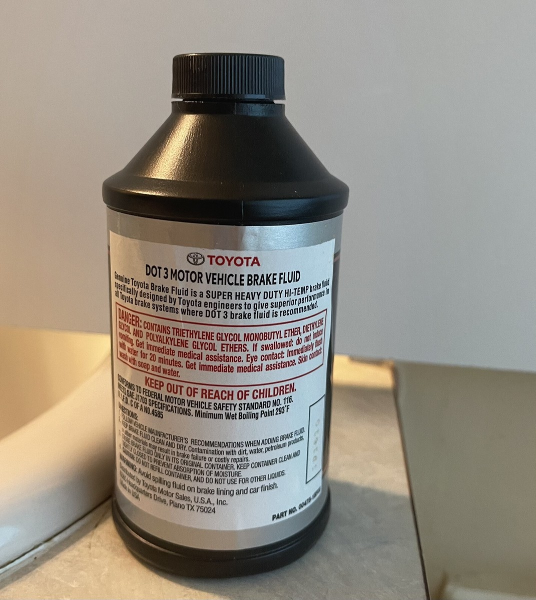 GENUINE DOT 3 Brake Fluid 12 fl. oz For Toyota | eBay