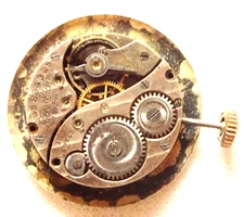 Elgin Wristwatch Movement 15J 10/0S Vintage Model 4 Men's Parts or Repair 1923