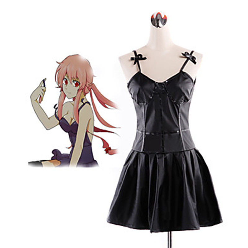 yuno gasai black dress Cosplay Costume Inspired by The Future Diary Suit#A Birthday Dinner Outfit Ideas fc This costume is available Style:S123TS1567