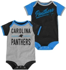 Carolina Panthers Infant NFL Descendant 2 Piece Bodysuit Set (24 Months)