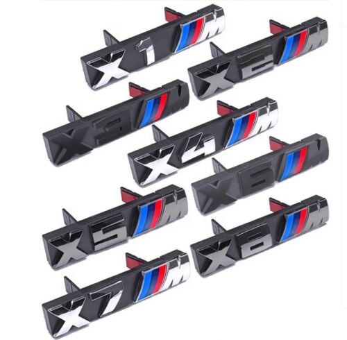 T-Shaped Car Front Badge ABS Grille Emblem for BMW M - X1 X2 X3 X4 X5 X6 X7 X8M - Picture 3 of 20