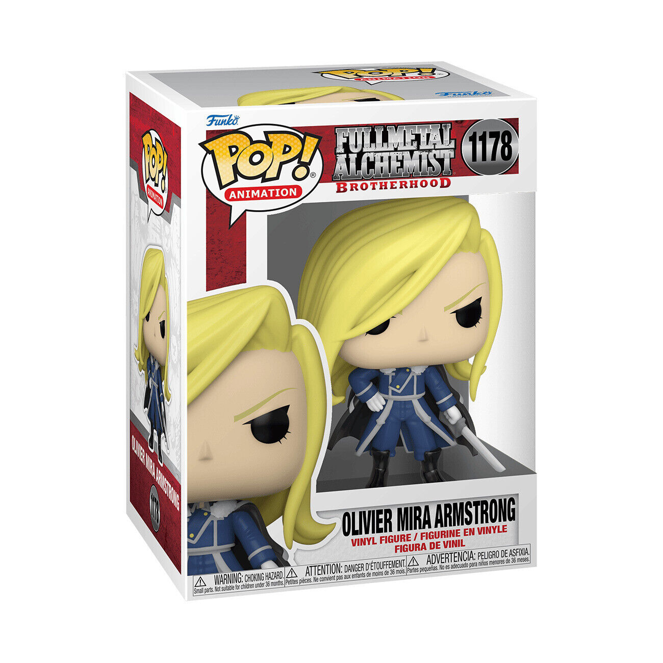 Funko Pop! Vinyl: Fullmetal Alchemist - Olivier Milla Armstrong #1178 for  sale online