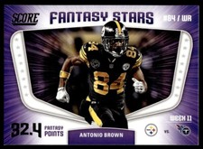 Antonio Brown 2018 Score Fantasy Stars Football #18 Pittsburgh Steelers